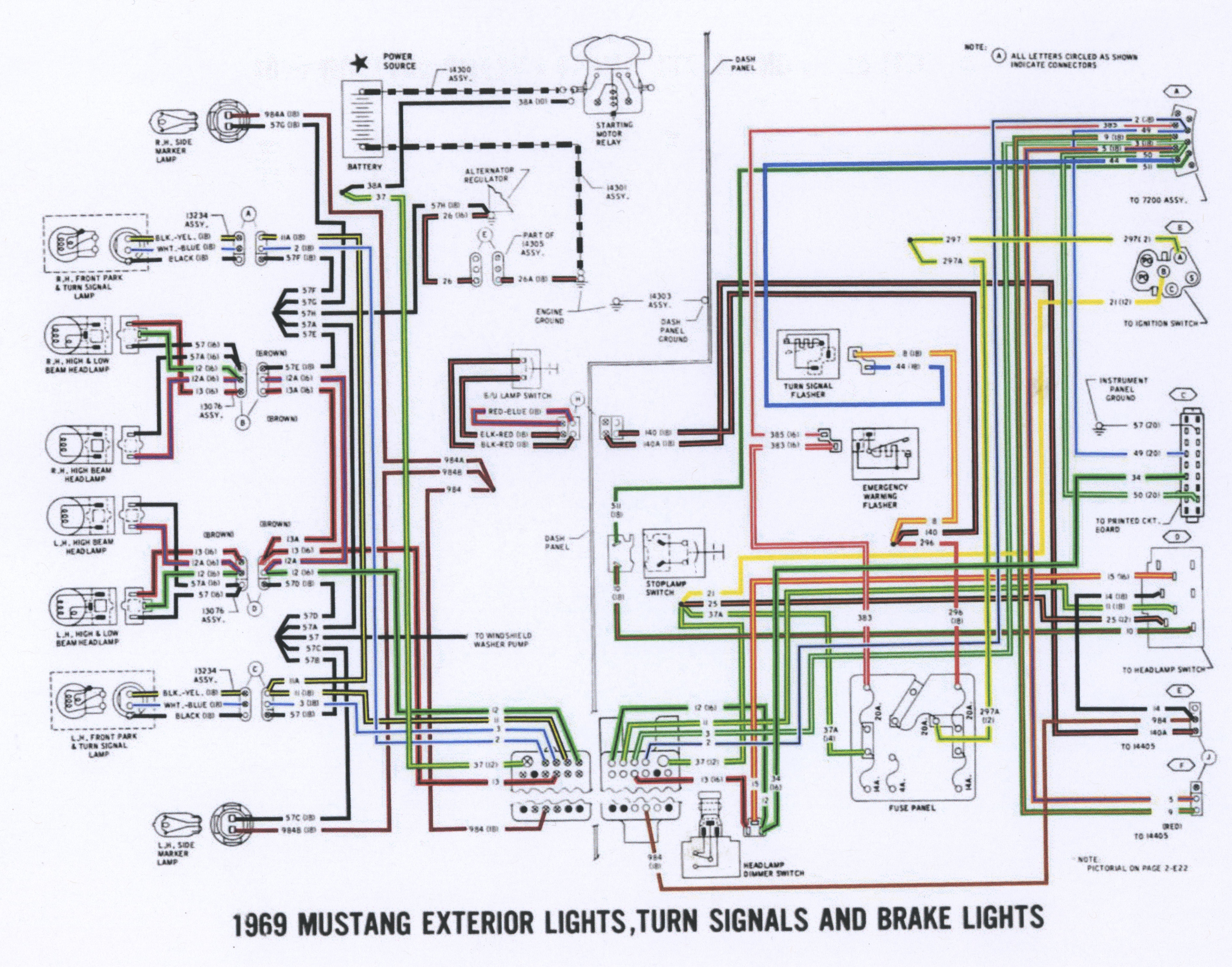 1967 Ford Mustang Turn Signal Wiring Diagram