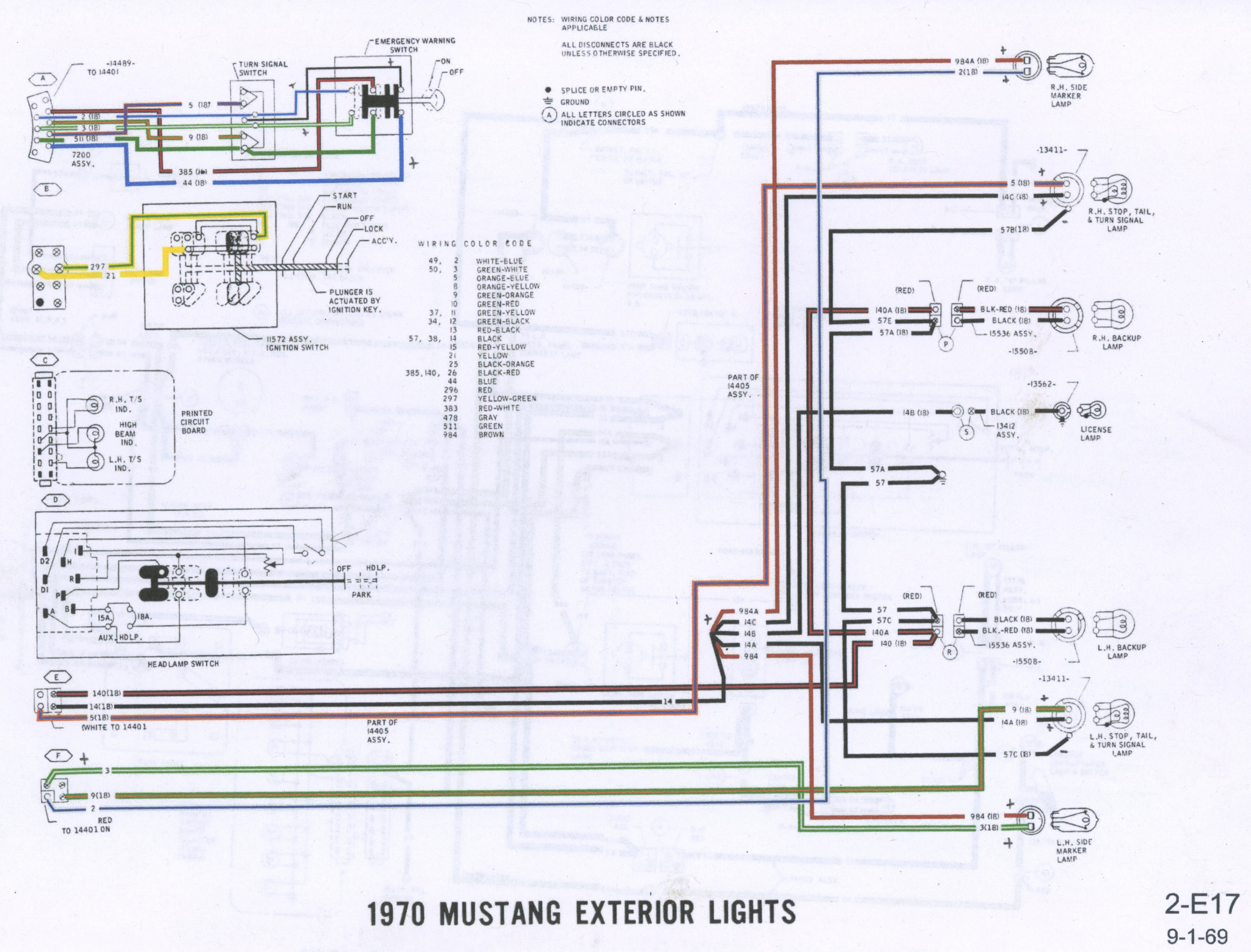 1970 Mustang Exterior Lights (turn signals) - Page 2 - How to's